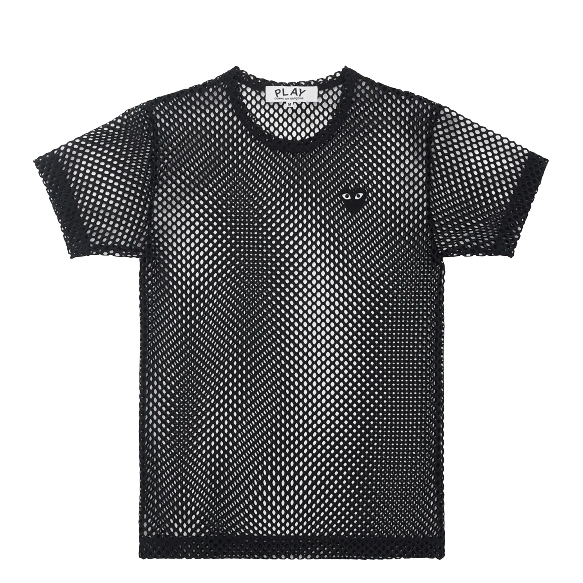 Black Heart Mesh T-Shirt