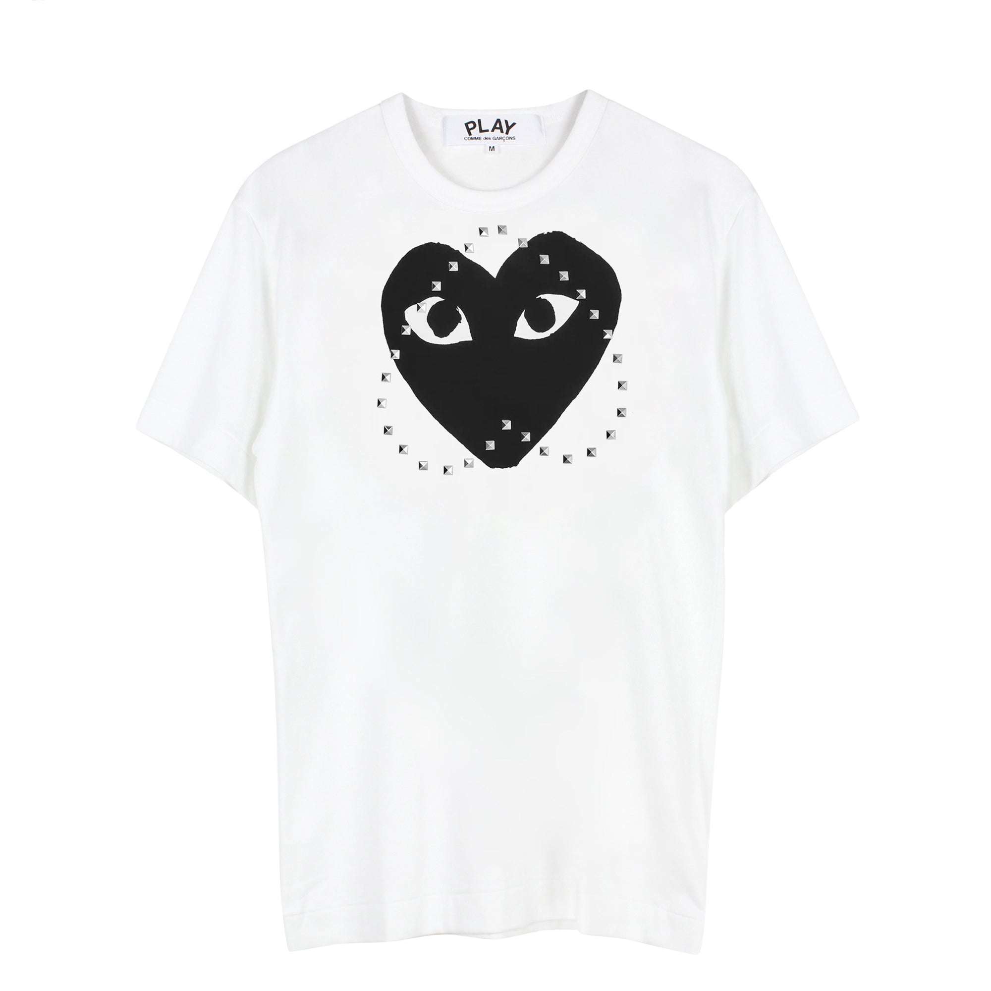 Green Heart-Print T-Shirt | Comme des Garçons PLAY | ACTSTOREONLINE