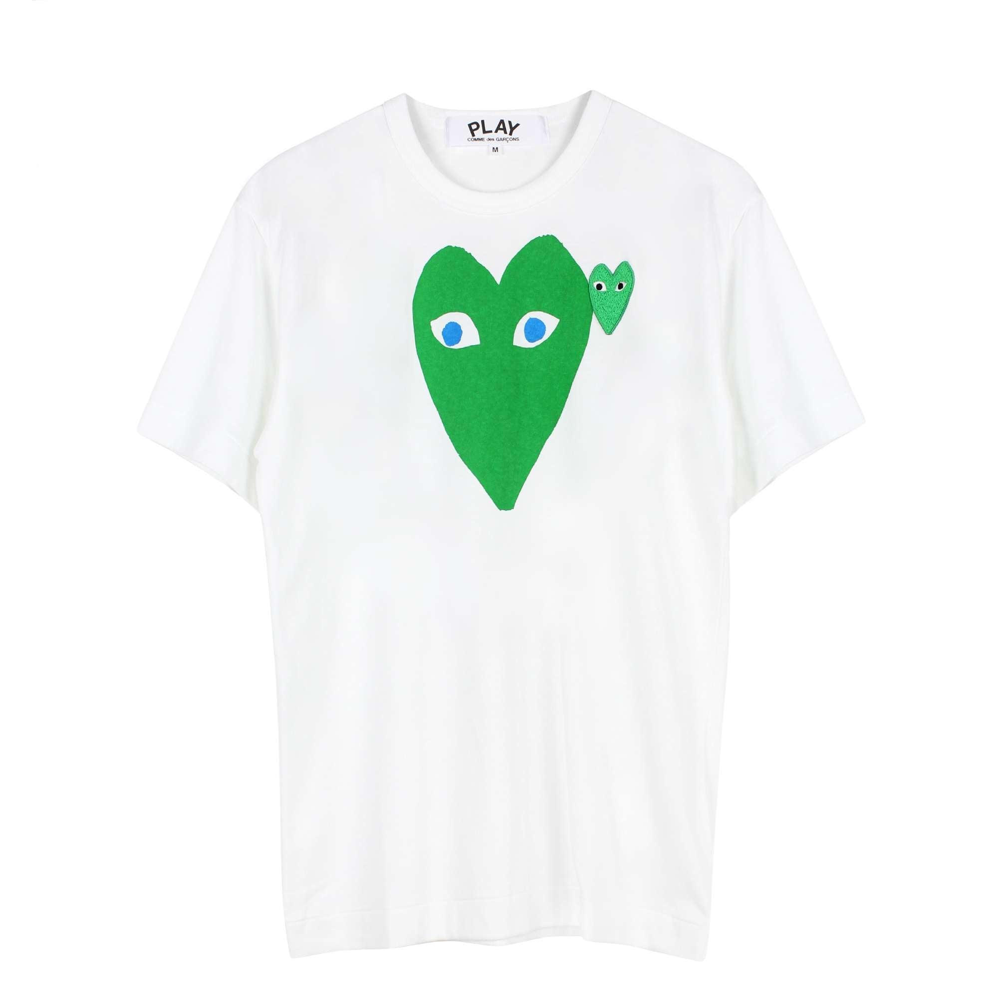 Green Heart-Print T-Shirt