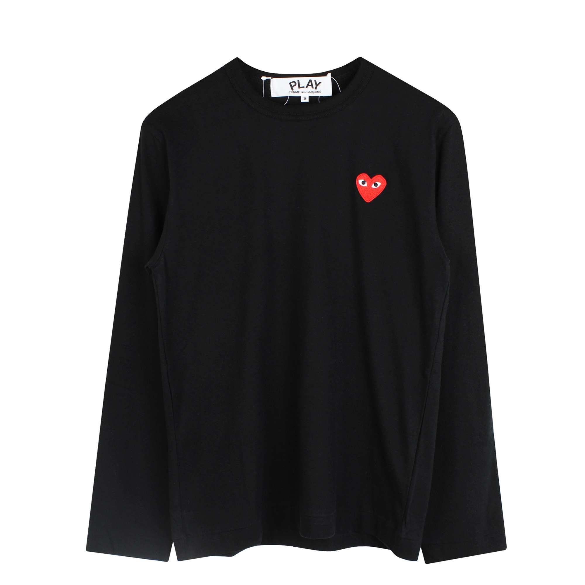 Heart Logo LS T-Shirt Black
