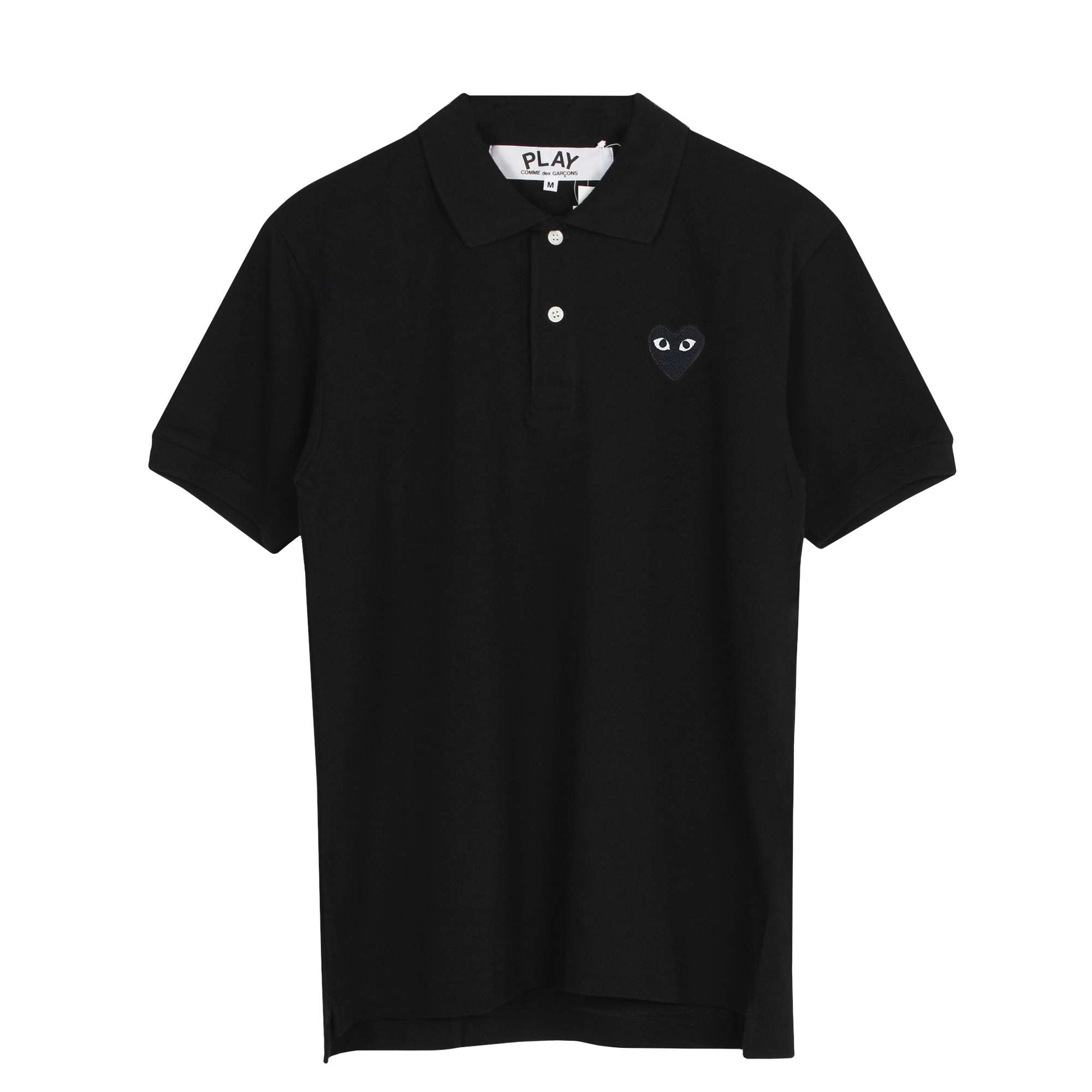 Logo Heart Polo Shirt Black