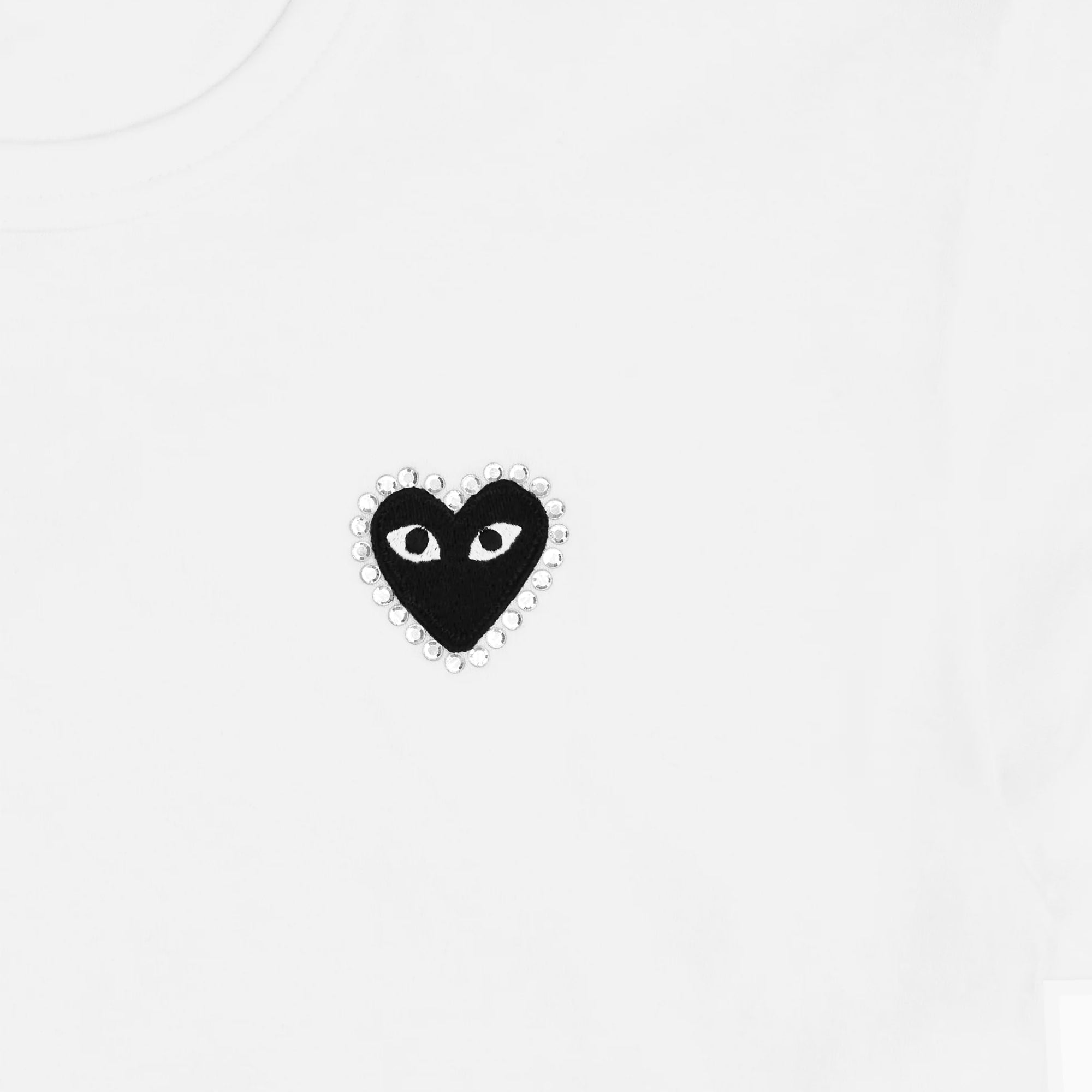 Rhinestone Black Heart T-Shirt