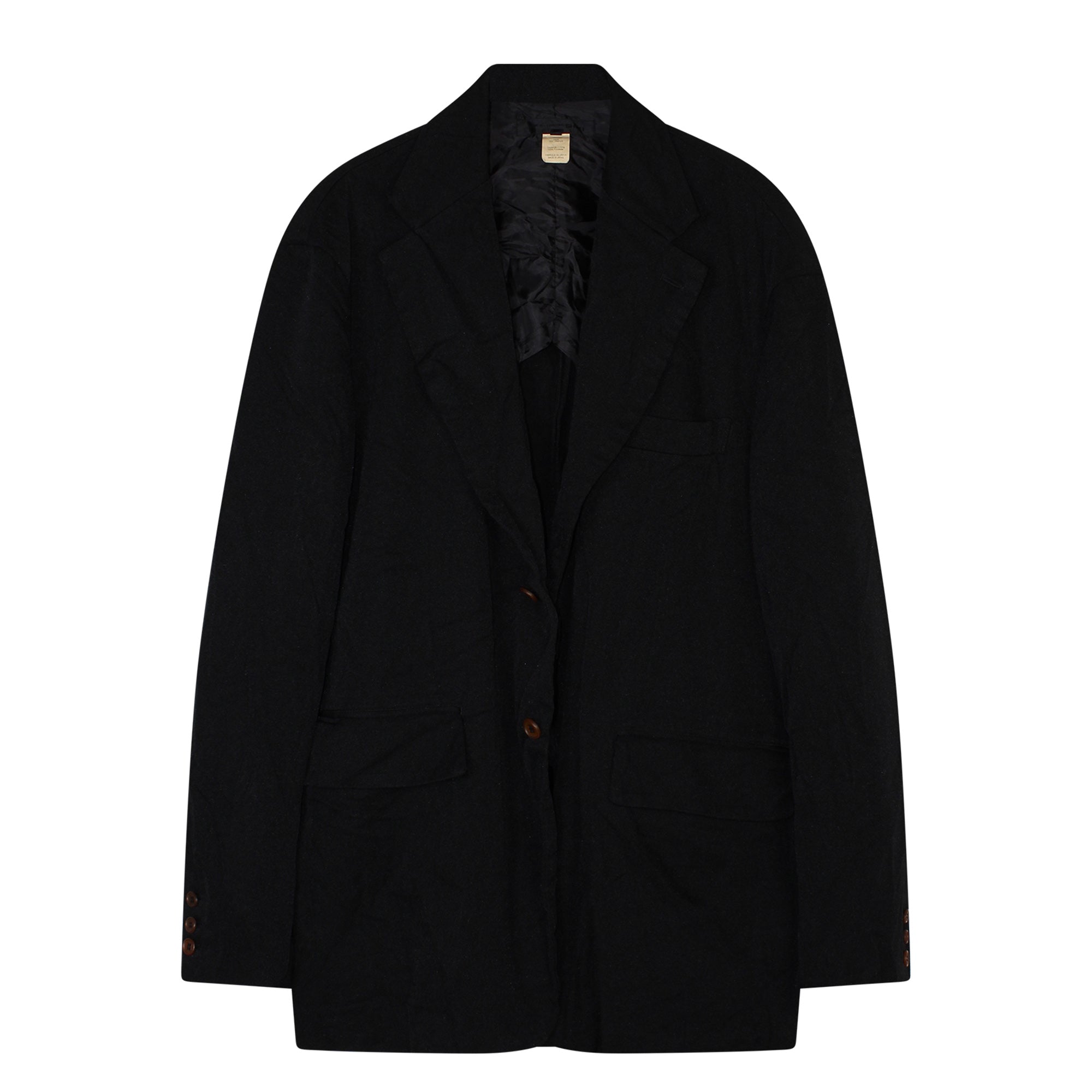 Oversized Tailored Washed Polyester Jacket