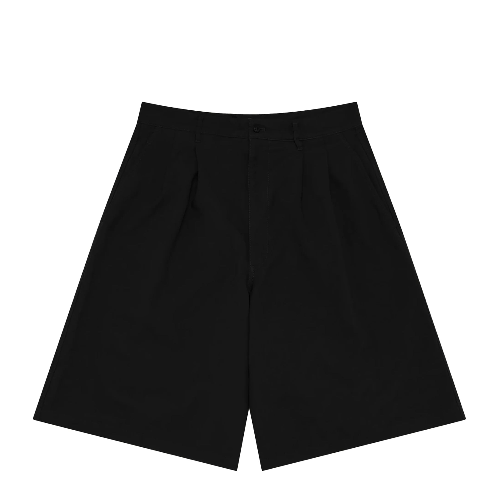 Pleated Wide-leg Shorts