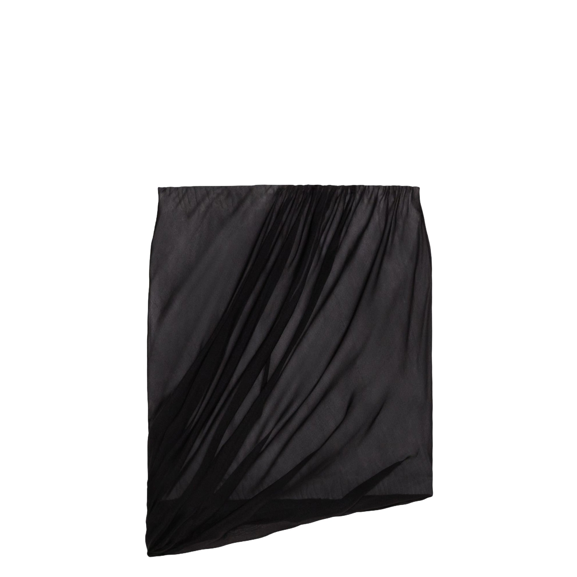 Virgin Wool Scarf Hem Skirt | Helmut Lang | ACTSTOREONLINE