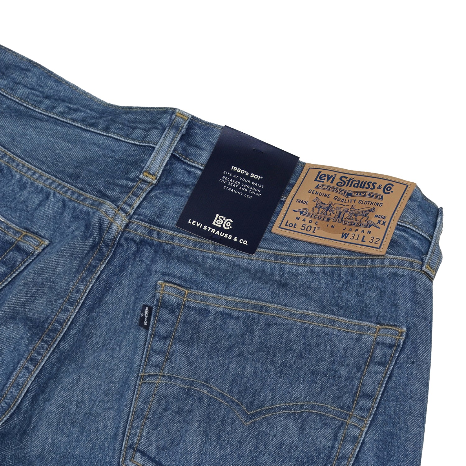 1980's 501 Original Fit Jeans Light