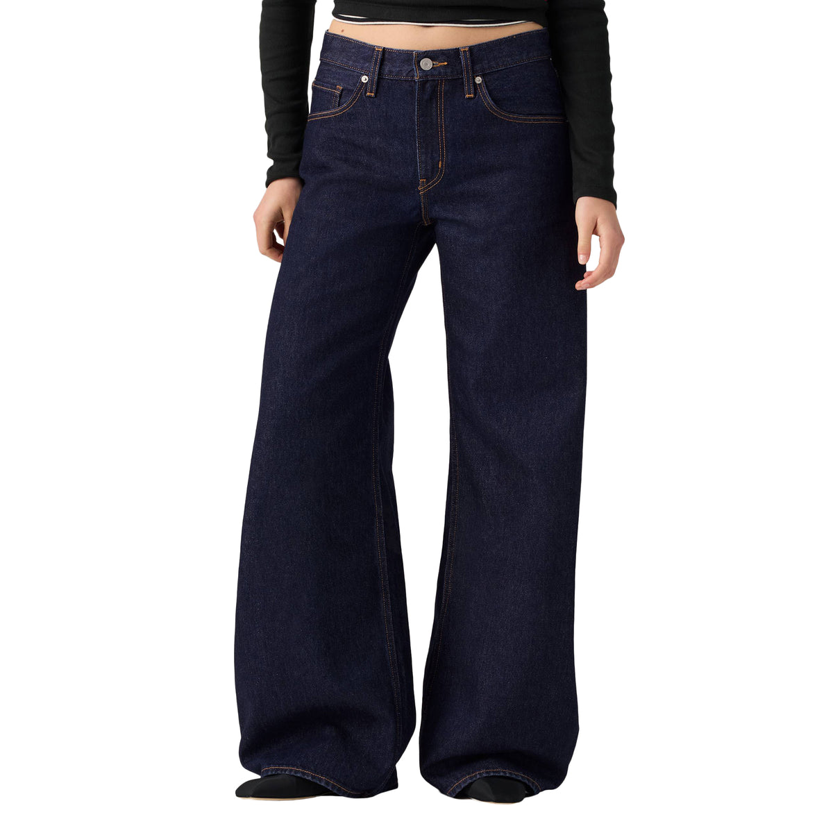 Teardrop Wide Leg Jeans