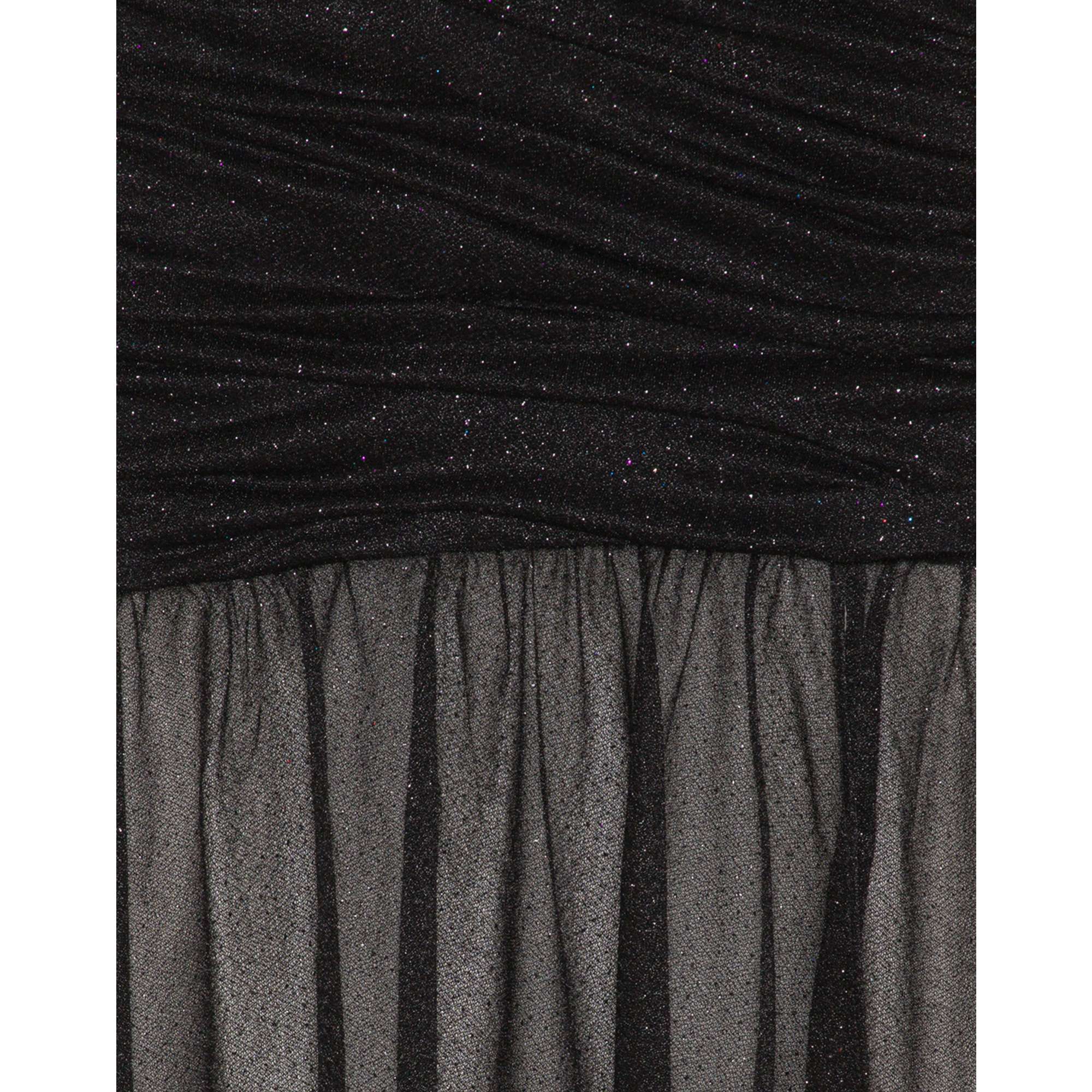 Glitter Jersey Cut-Out Dress