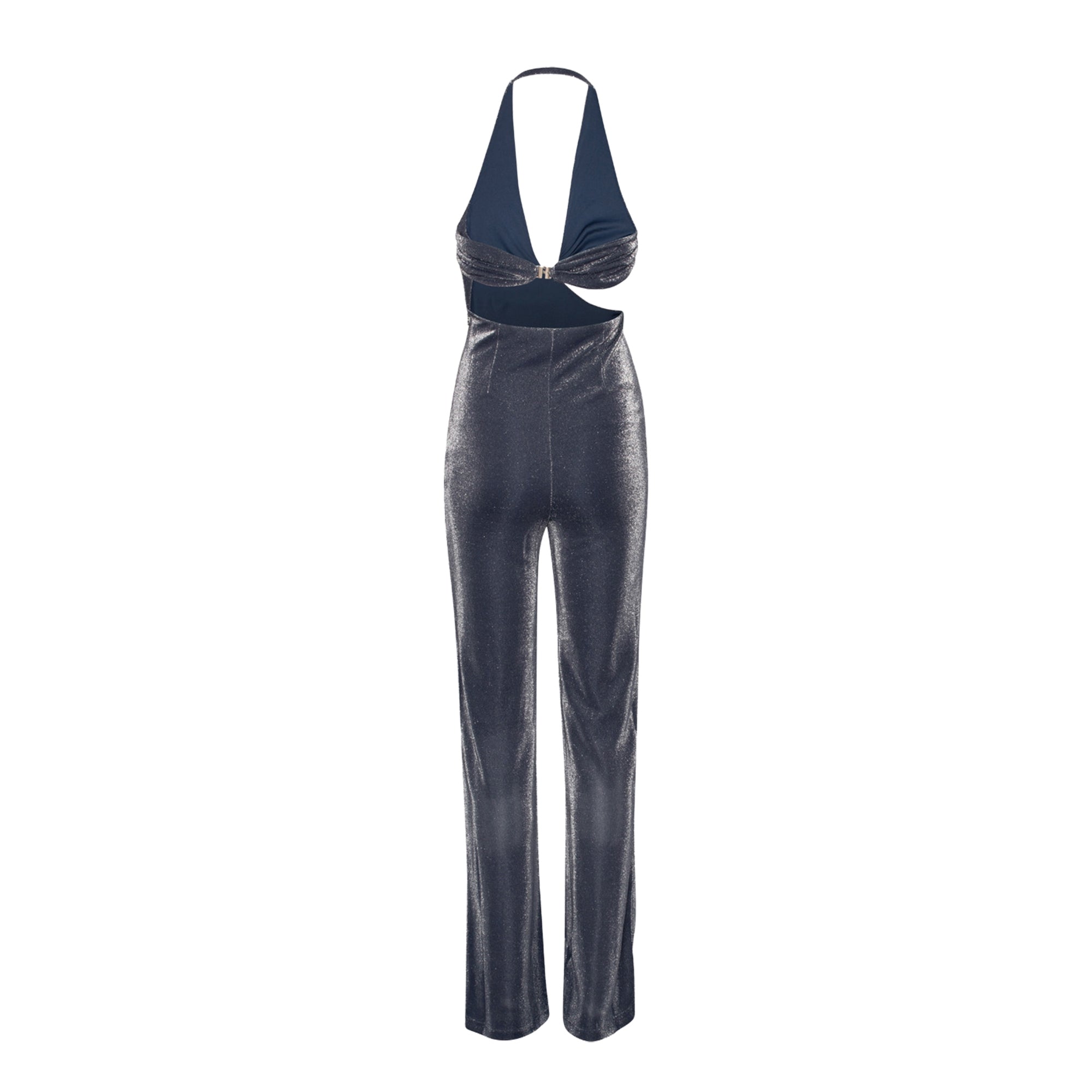 Metallic Nylon Jumpsuit