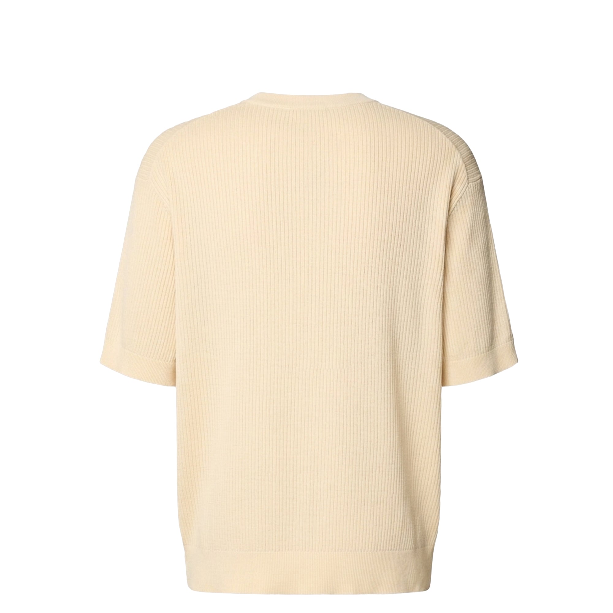 Mattis Plaited T-Shirt Beige