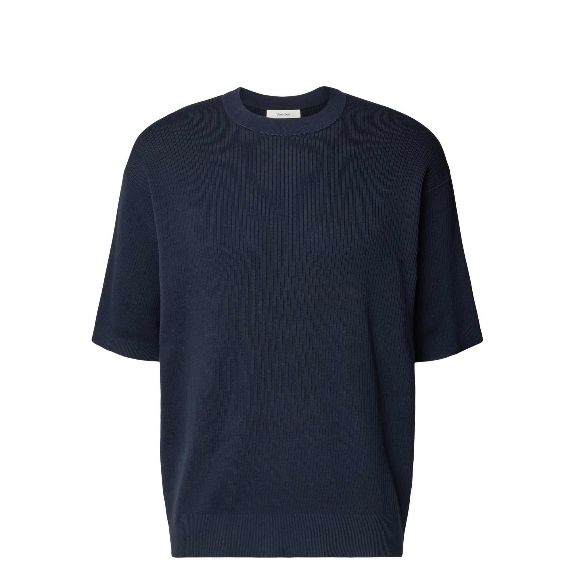 Mattis Plaited T-Shirt Blue