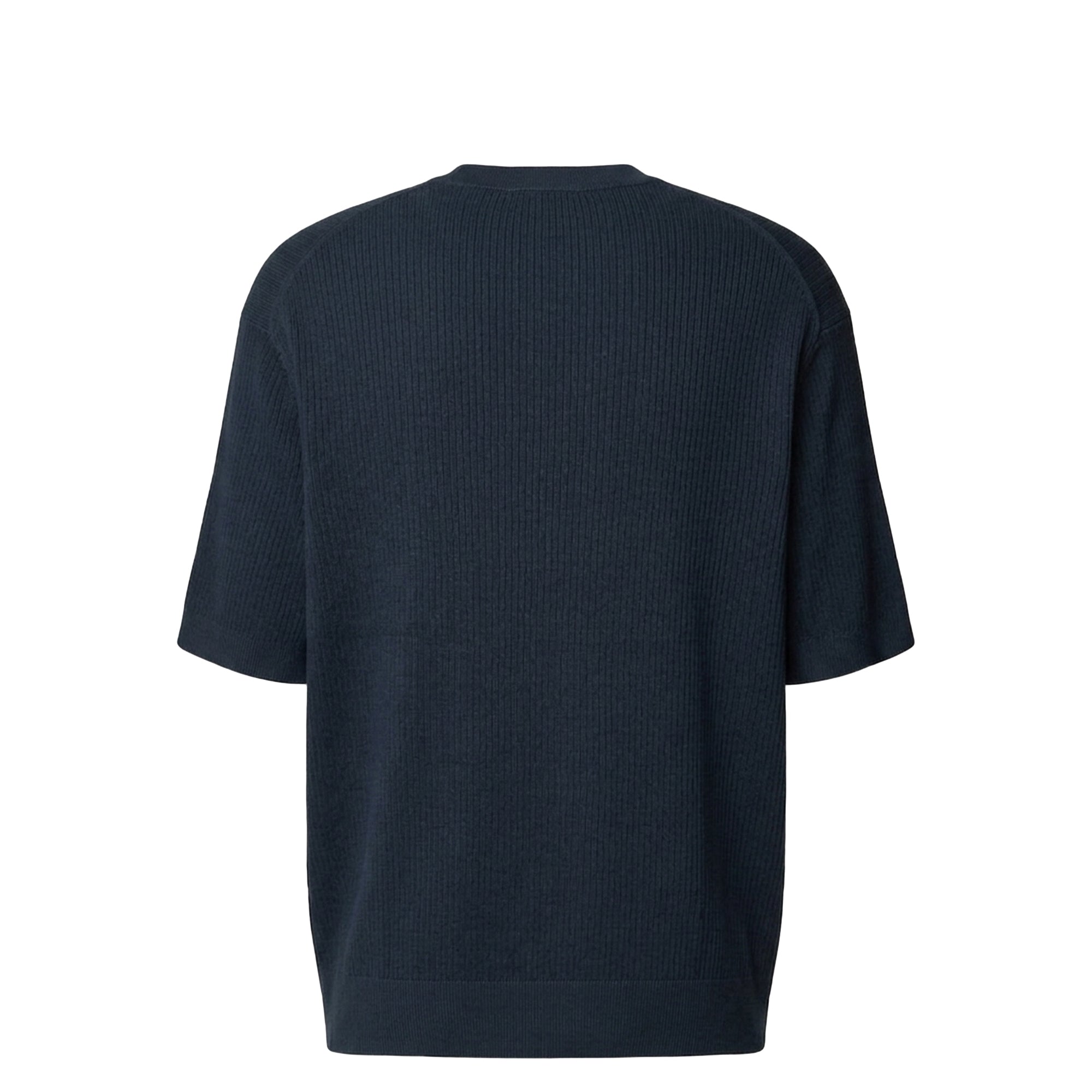 Mattis Plaited T-Shirt Blue