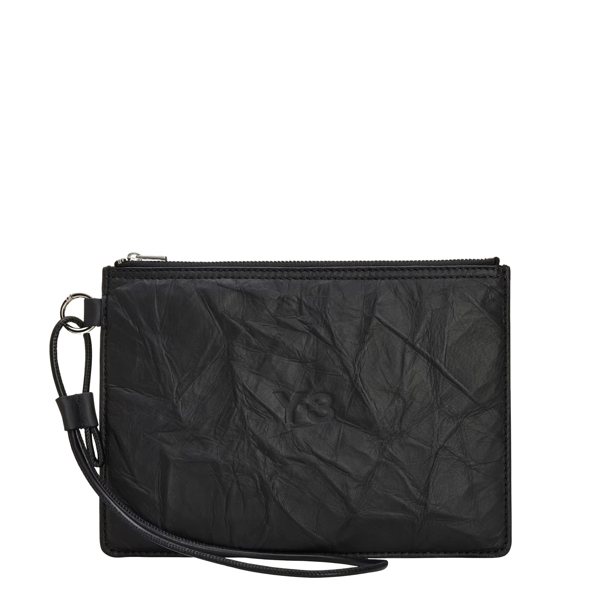 Crinkle Leather Pouch