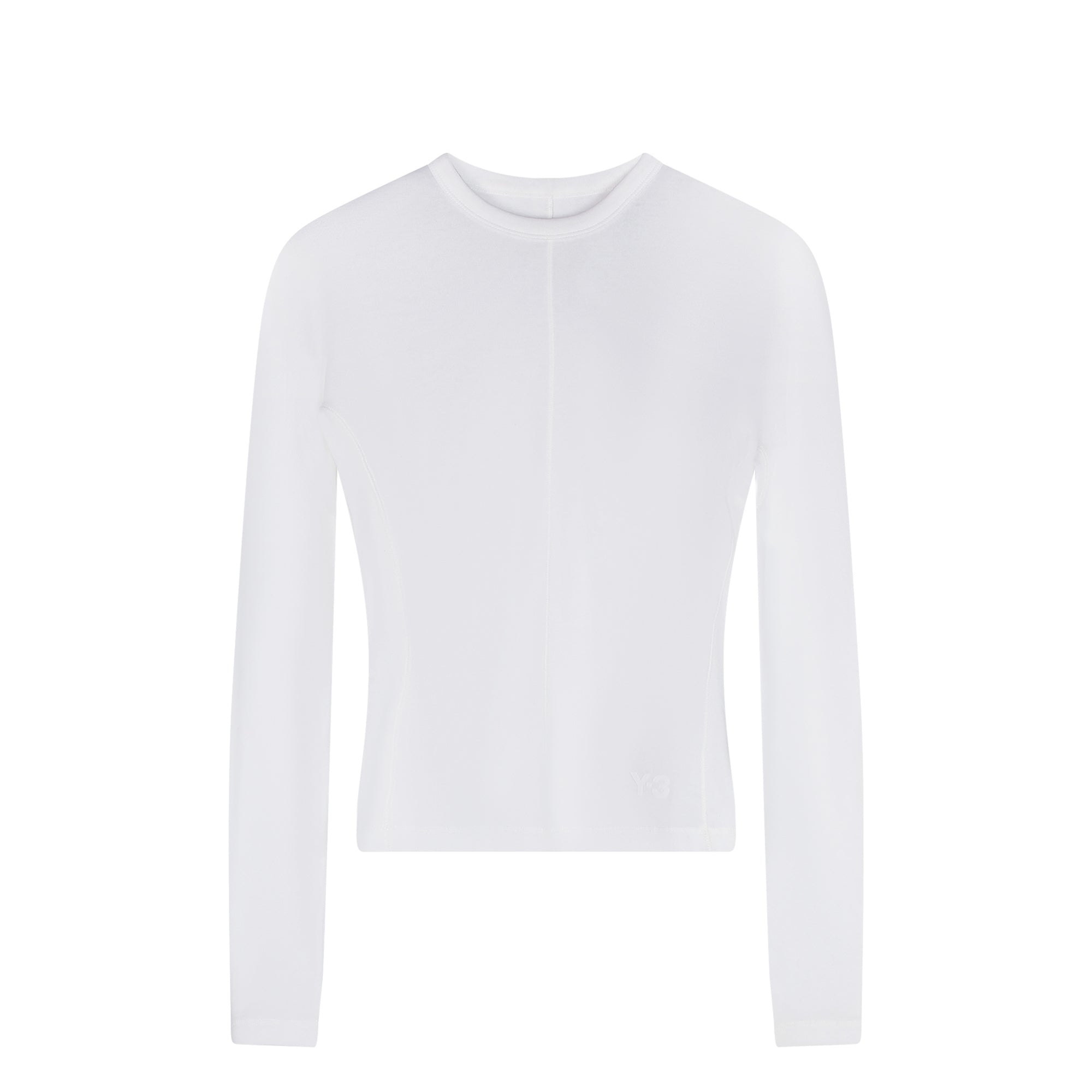 Fitted LS T-Shirt White