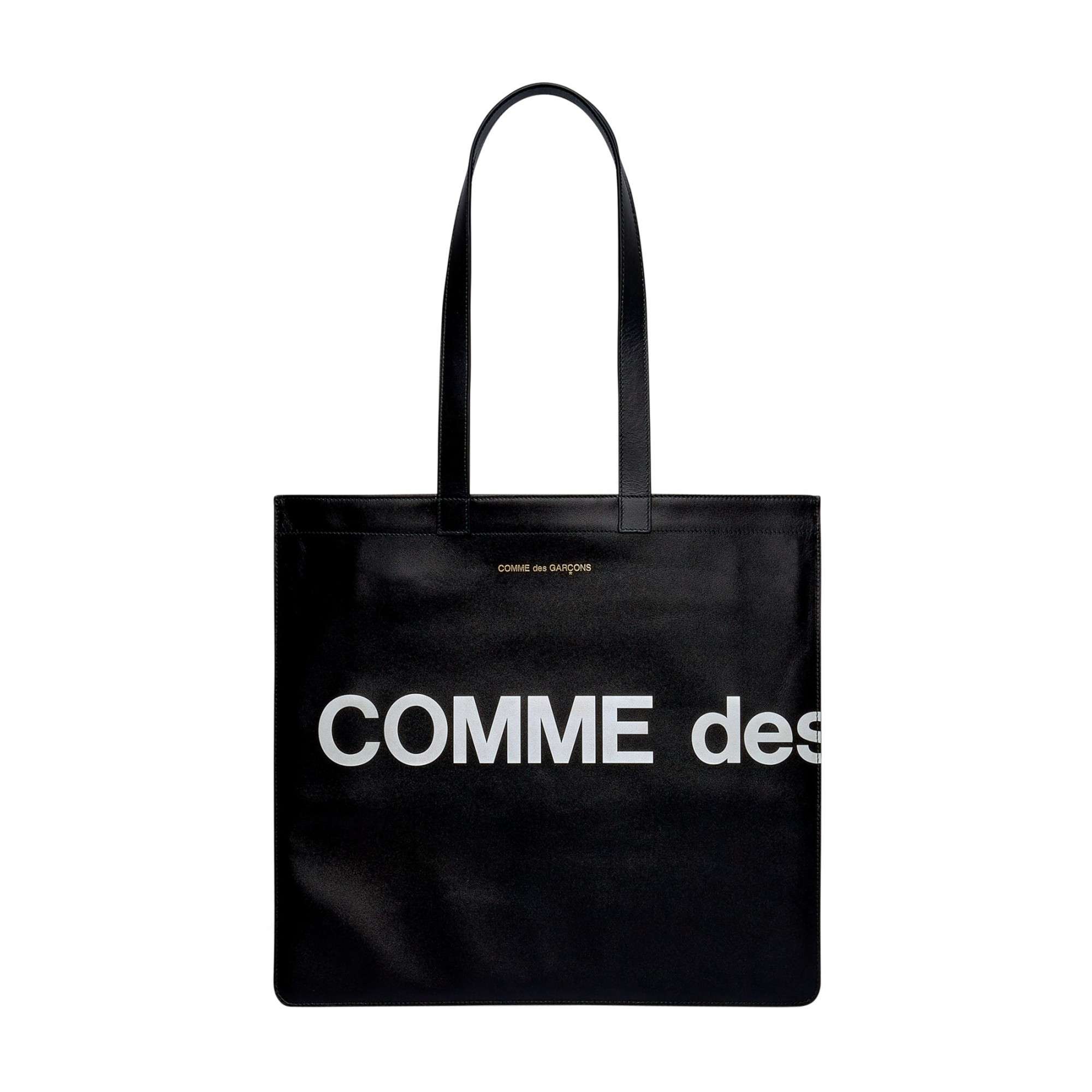 Huge Logo Tote Bag Black | Comme des Garcons Wallet | ACT STORE