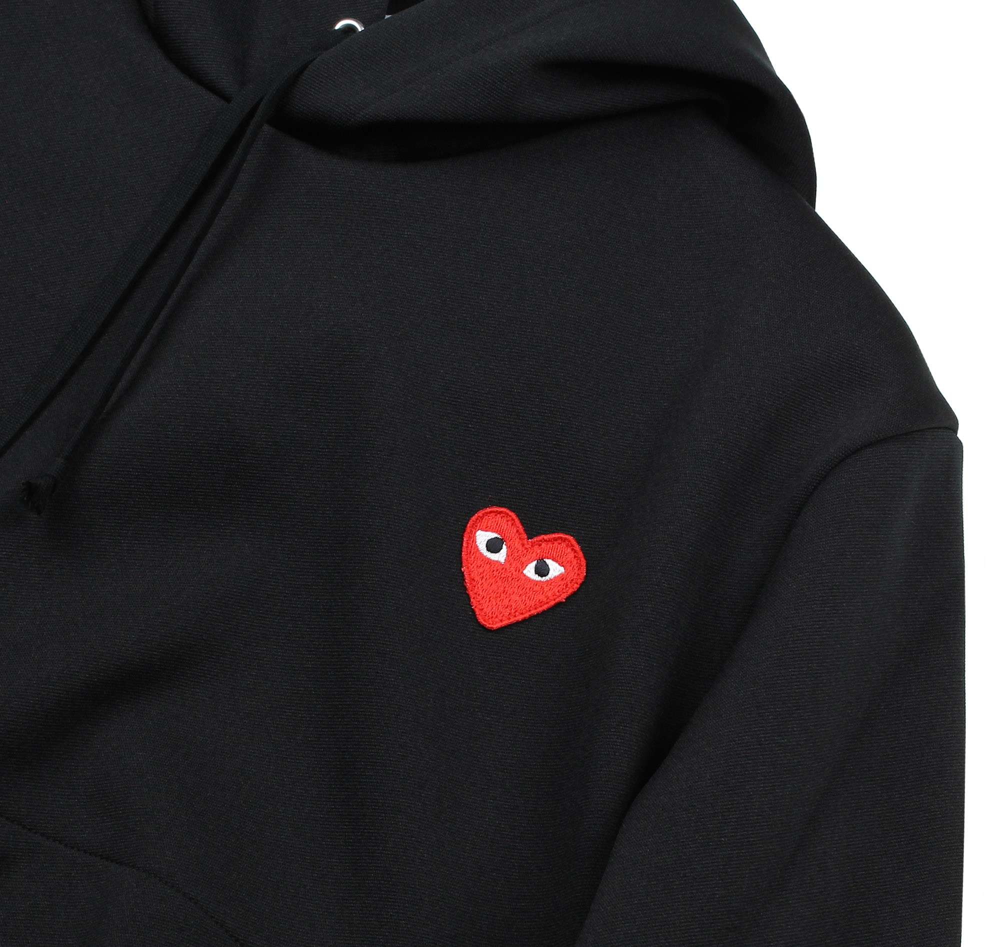 Heart Applique Hoodie | Comme des Garcons PLAY | ACT STORE Online